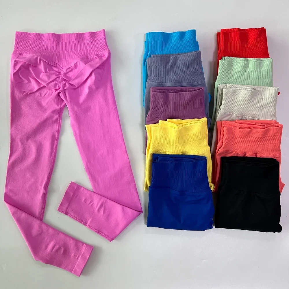 Pilates Yoga Leggings - Yoga Leggings Women Low Ribbed Band