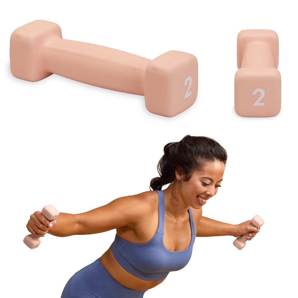Pilates & Yoga Unleashed Studio Tuckahoe - Neoprene Coated 2 Pound Dumbbell Single