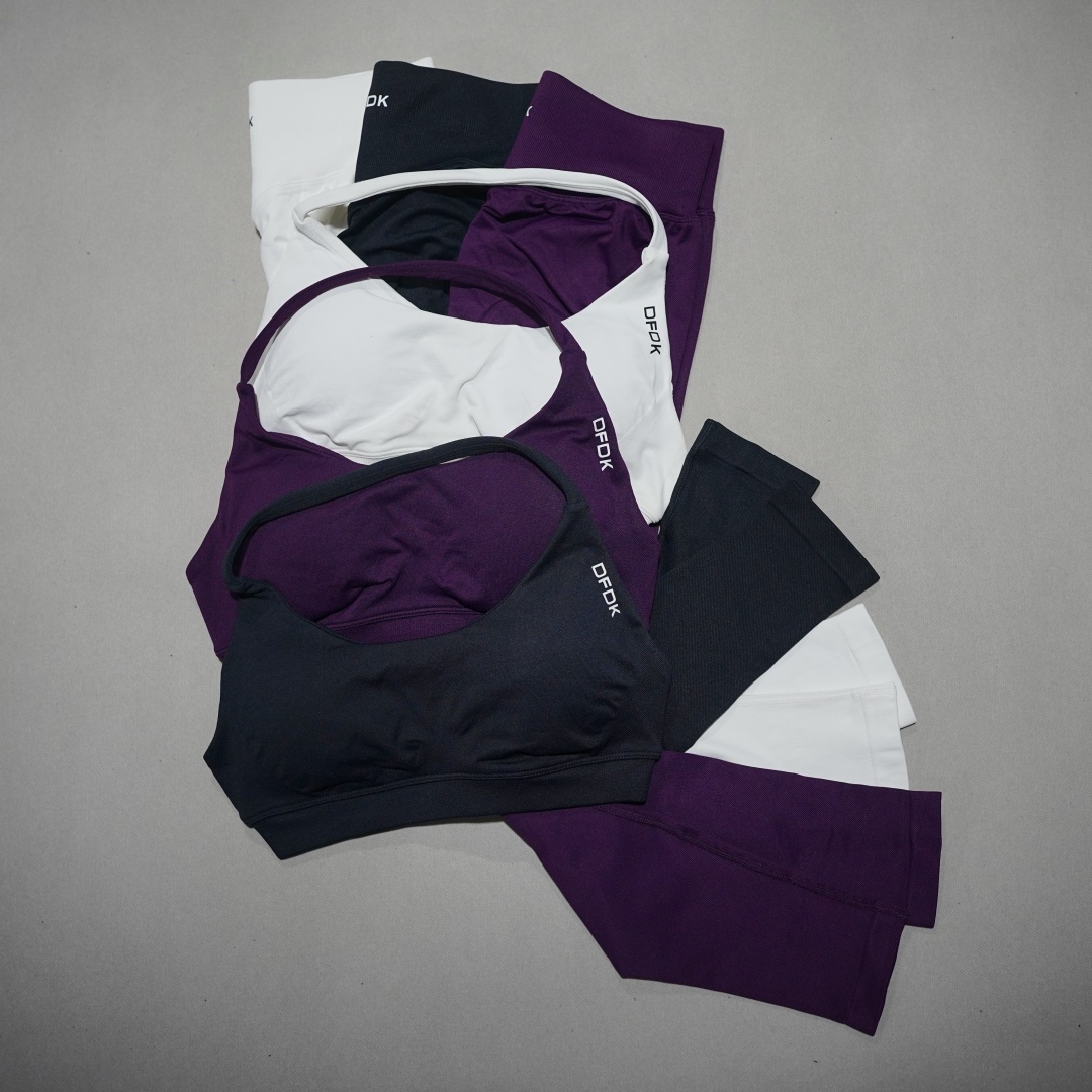DFDK Women's Lace-Up 2Pcs Acti - Pilates Yoga Leggings recensione e prezzo