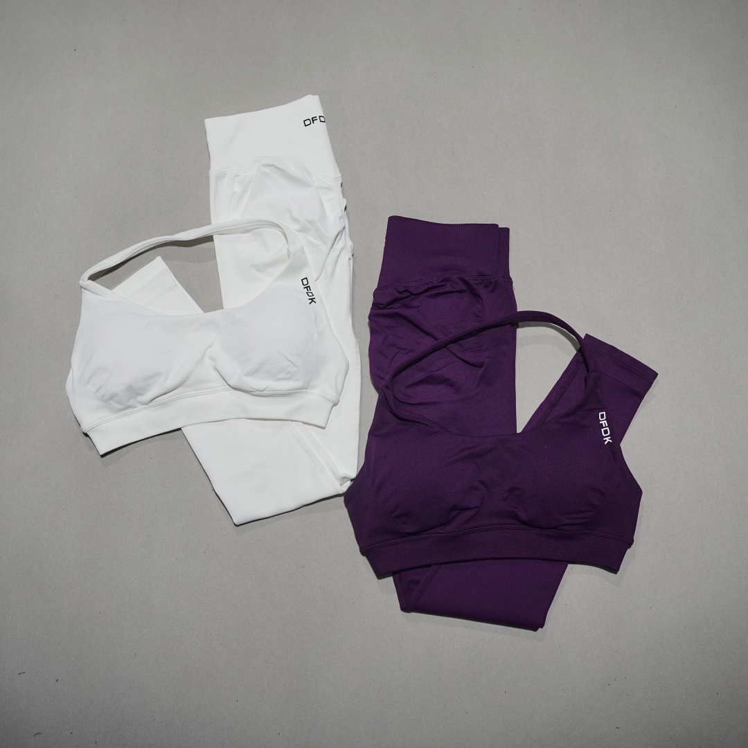 DFDK Women's Lace-Up 2Pcs Acti - Pilates Yoga Leggings recensione e prezzo