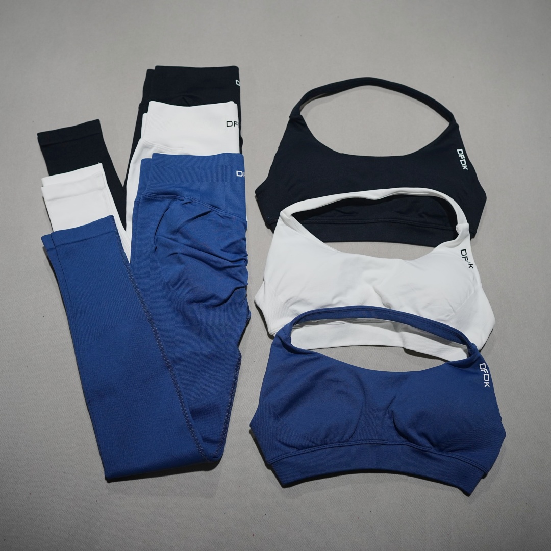 DFDK Women's Lace-Up 2Pcs Acti - Pilates Yoga Leggings recensione e prezzo