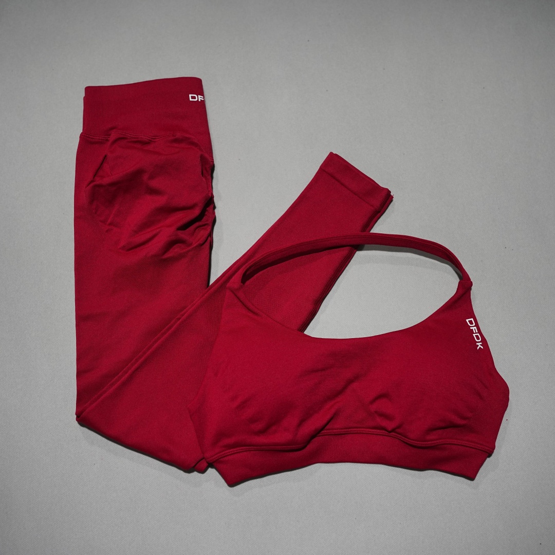 DFDK Women's Lace-Up 2Pcs Acti - Pilates Yoga Leggings recensione e prezzo