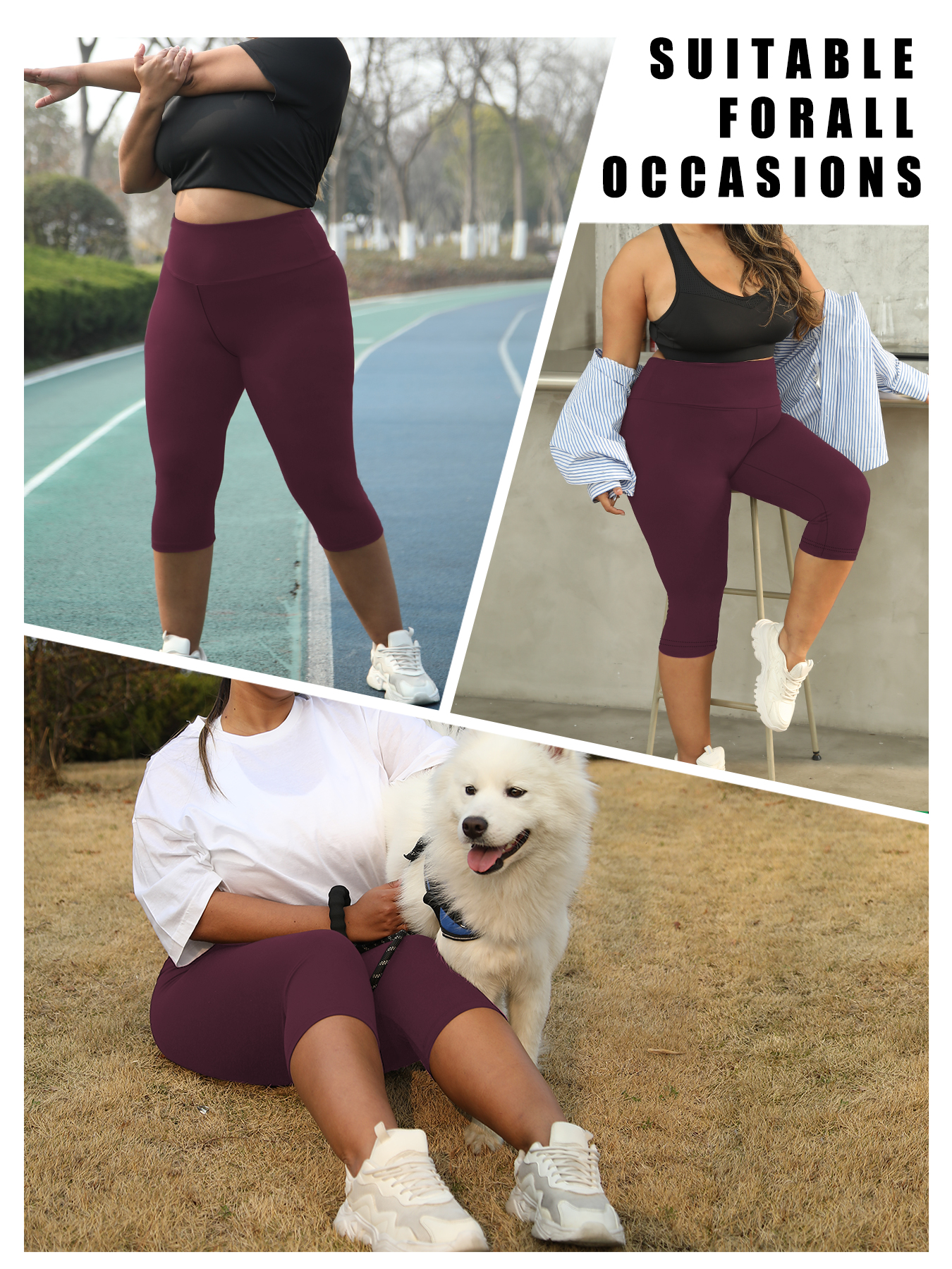 Plus Size Women's High Waisted - Pilates Yoga Leggings recensione e prezzo