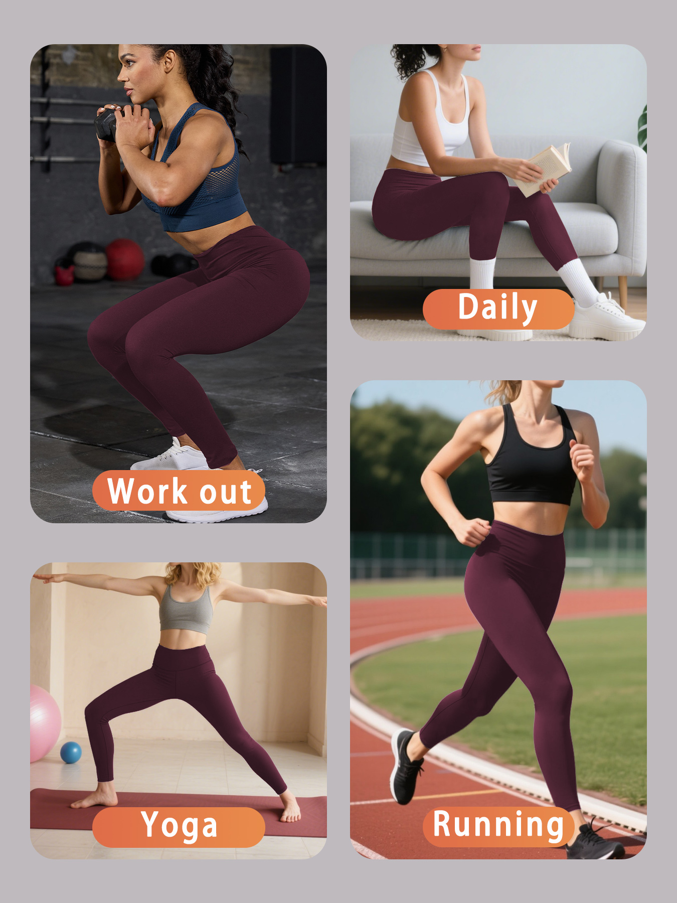 Plus size Women's Super Soft L - Pilates Yoga Leggings recensione e prezzo
