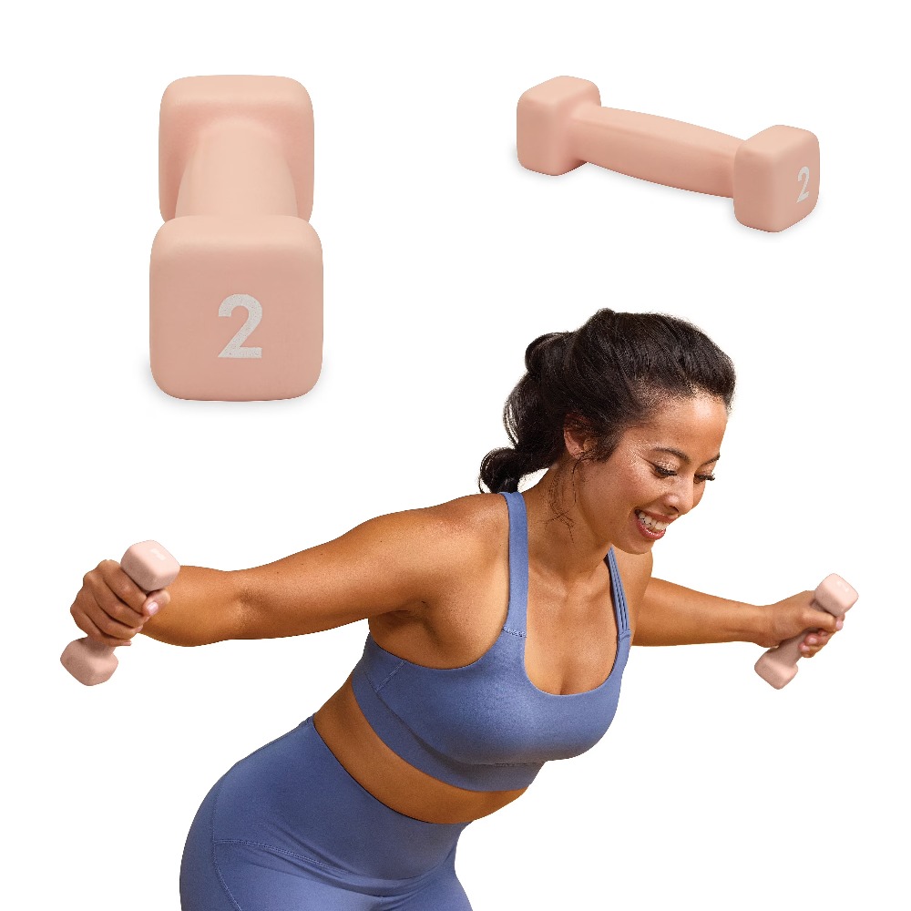 Neoprene Coated 2 Pound Dumbbe - Pilates & Yoga Unleashed Studio Tuckahoe recensione e prezzo